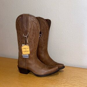 NEW Distressed Brown Ariat Heritage X Toe Cowboy Boots